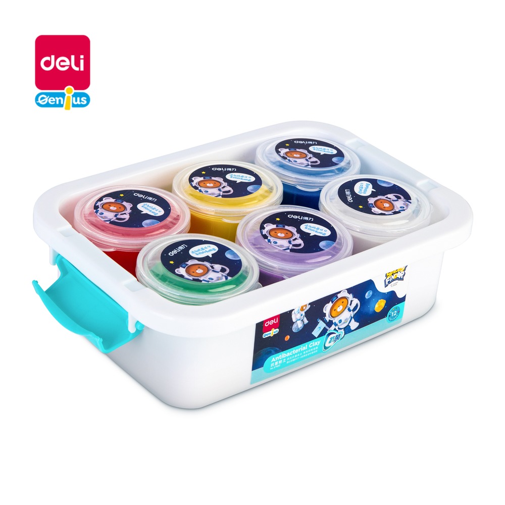 DELI/得力 抗菌粘土 67852 颜色:混；其他:12色 单位:桶