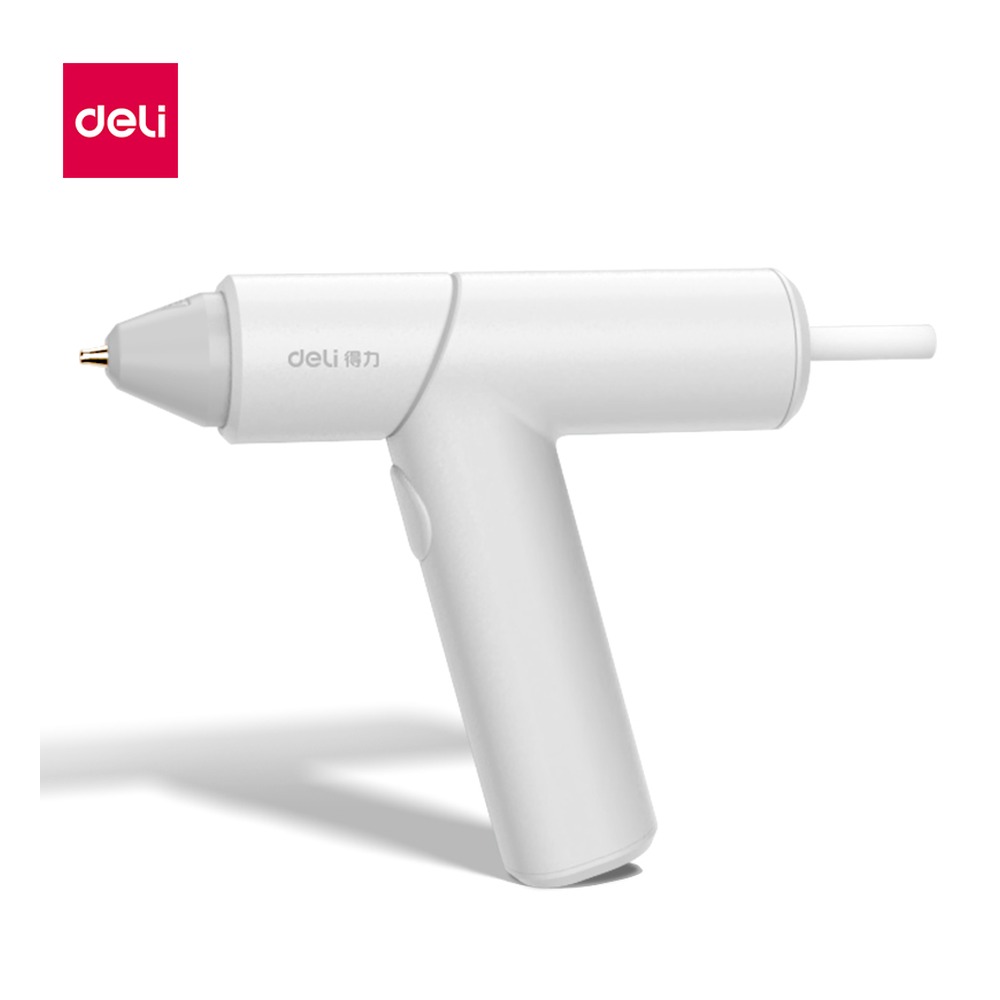 DELI/得力 热熔胶枪10W 31408 颜色:白；尺寸:153mmx130mmx35mm 单位:盒