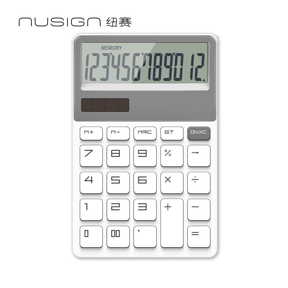 DELI/得力 桌面计算器 NS042 颜色:白 单位:台