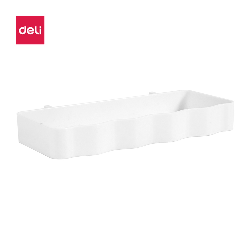 DELI/得力 洞洞板托盘 50424 颜色:白色；尺寸:97mm；笔芯规格:97mm 单位:个