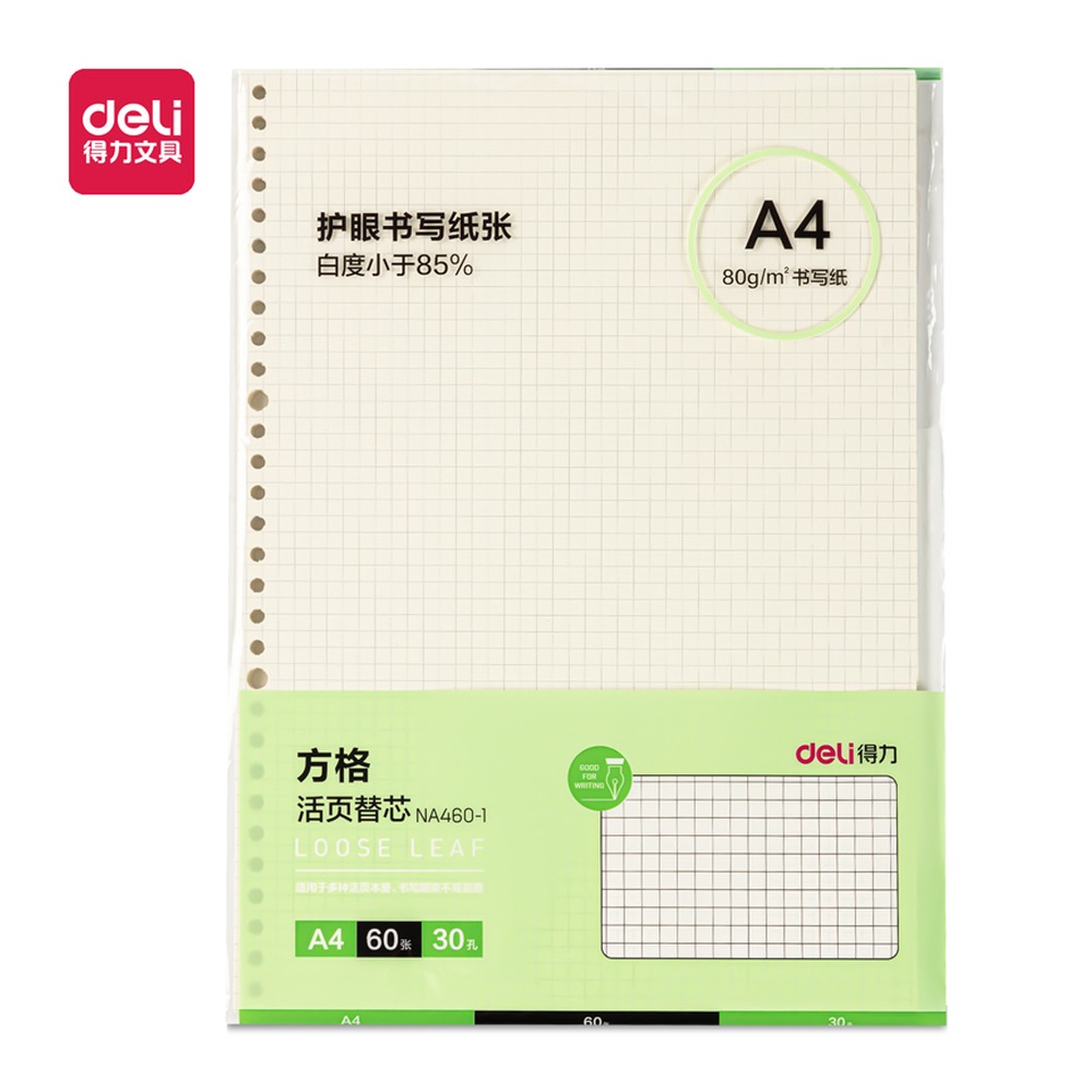 DELI/得力 活页替芯 NA460-1 适用:方格 单位:本