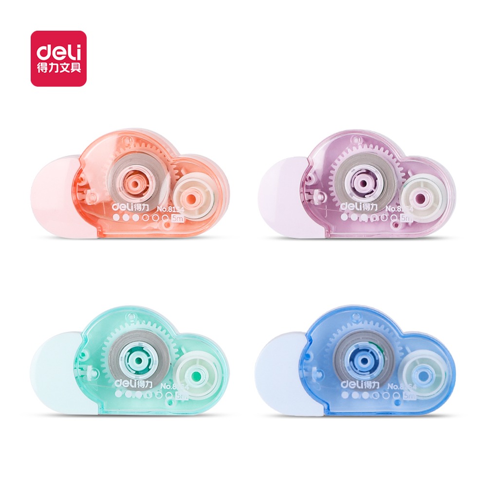 DELI/得力 修正带 8154 尺寸:5mm*5m；笔芯规格:5mm 单位:个