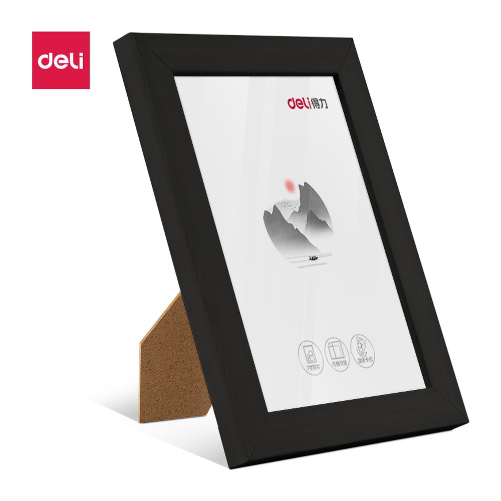 DELI/得力 相框 MQ1414 颜色:黑色；尺寸:157mm；笔芯规格:157mm 单位:块
