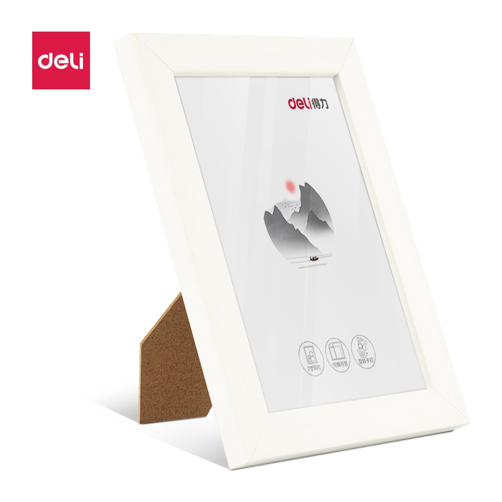 DELI/得力 相框 MQ1412 颜色:白色；尺寸:157mm；笔芯规格:157mm 单位:块