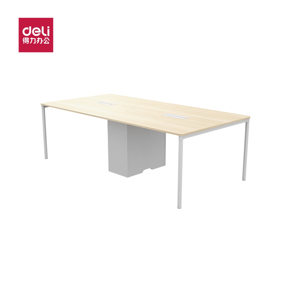 DELI/得力 会议桌 MMFT3012 颜色:甘草白脚；尺寸:750mm；笔芯规格:750mm 单位:个