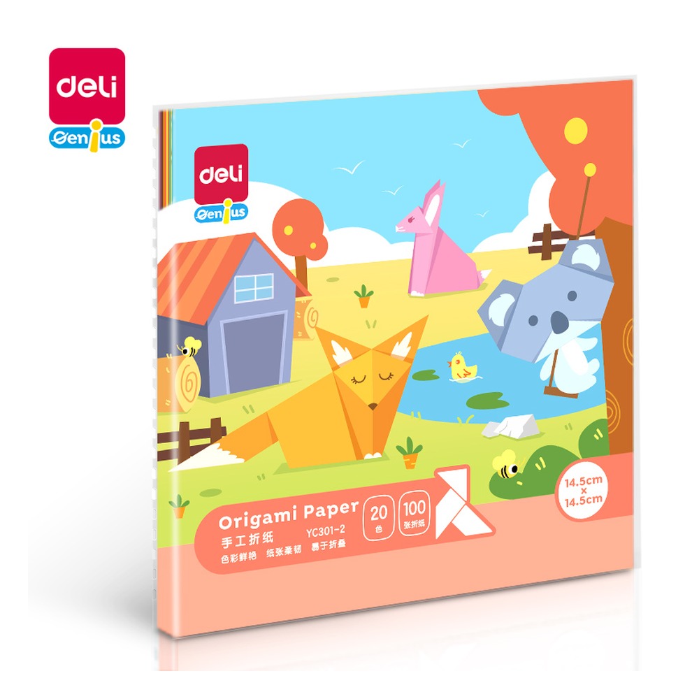 DELI/得力 手工折纸 YC301-2 颜色:混 单位:袋