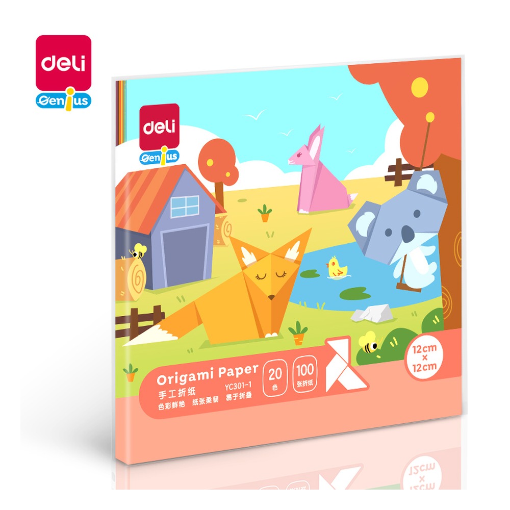 DELI/得力 手工折纸 YC301-1 颜色:混 单位:袋