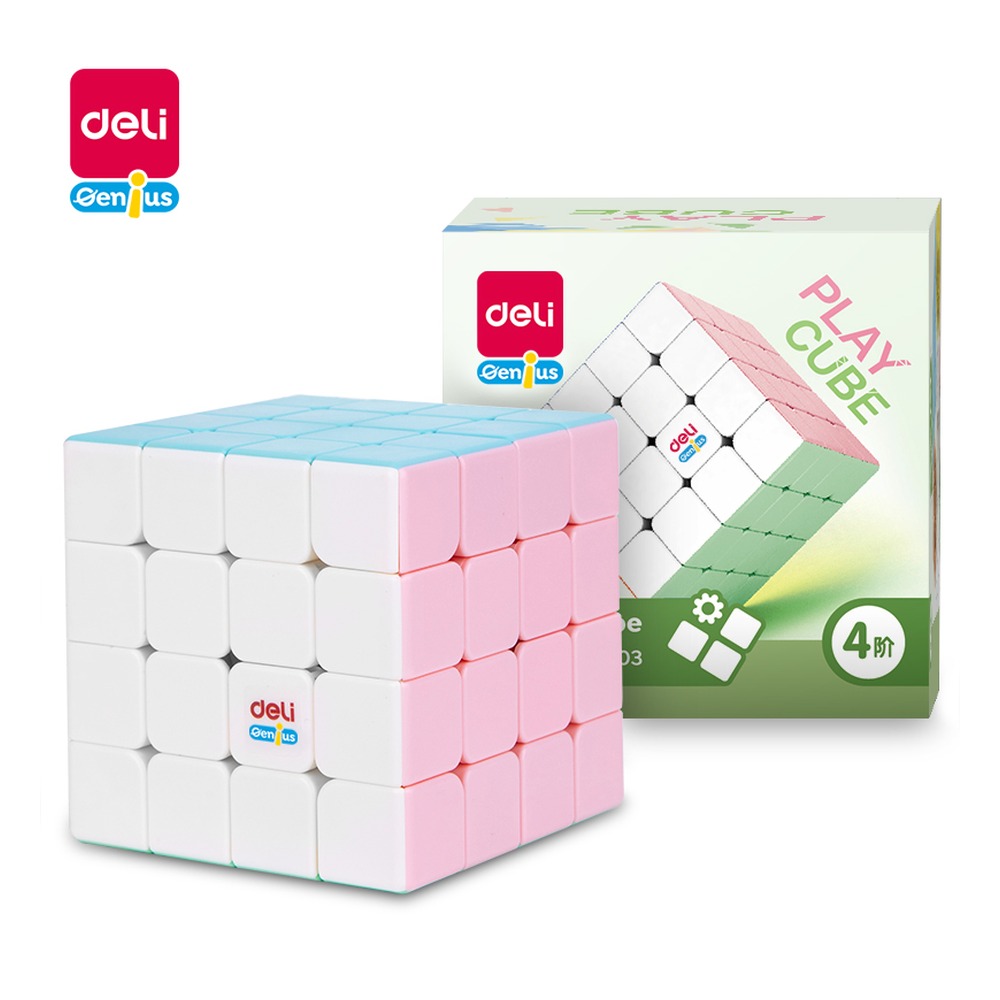 DELI/得力 马卡龙色4阶魔方 YP103 颜色:混 单位:盒