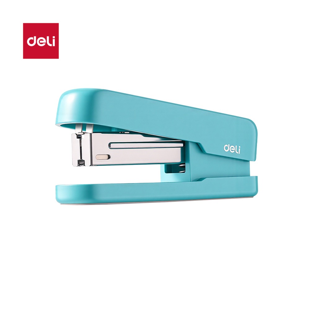 DELI/得力 订书机 TA301-A 材质:ABS外壳+内部钢制材质；尺寸:108mm*30mm*52mm；包装:1台订书机/盒 单位:盒