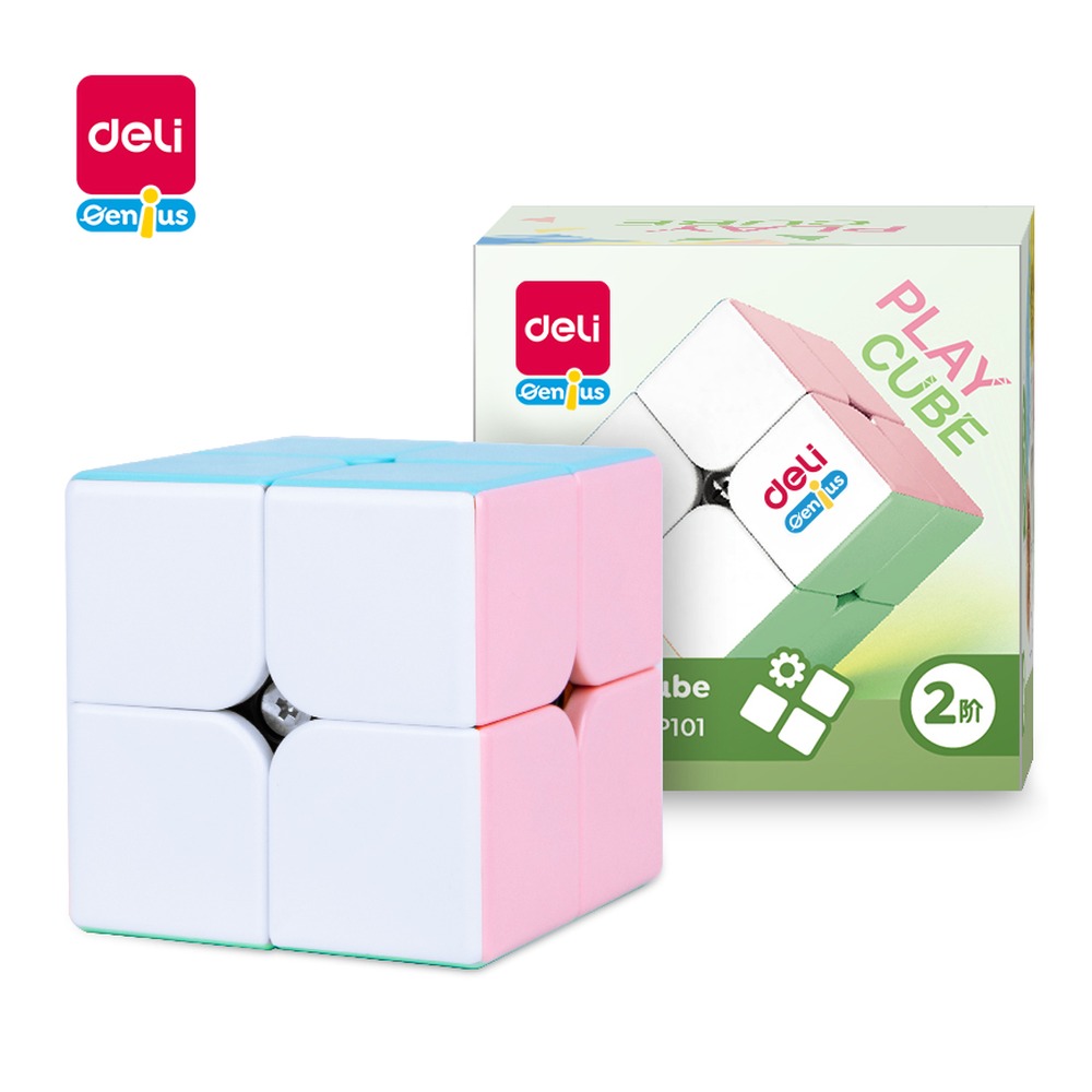 DELI/得力 马卡龙色魔方2阶 YP101 颜色:混；结构:2阶 单位:盒