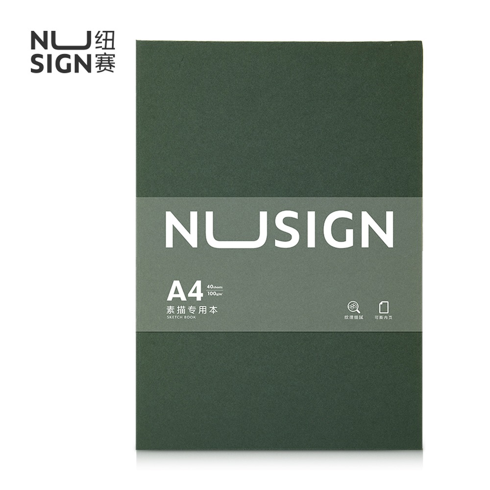 DELI/得力 素描本 NS735 颜色:混；材质:1.5mm灰纸板 ( 表面覆特种纸 )；克重:100g；纸张规格:A4；页产量:40页 单位:本