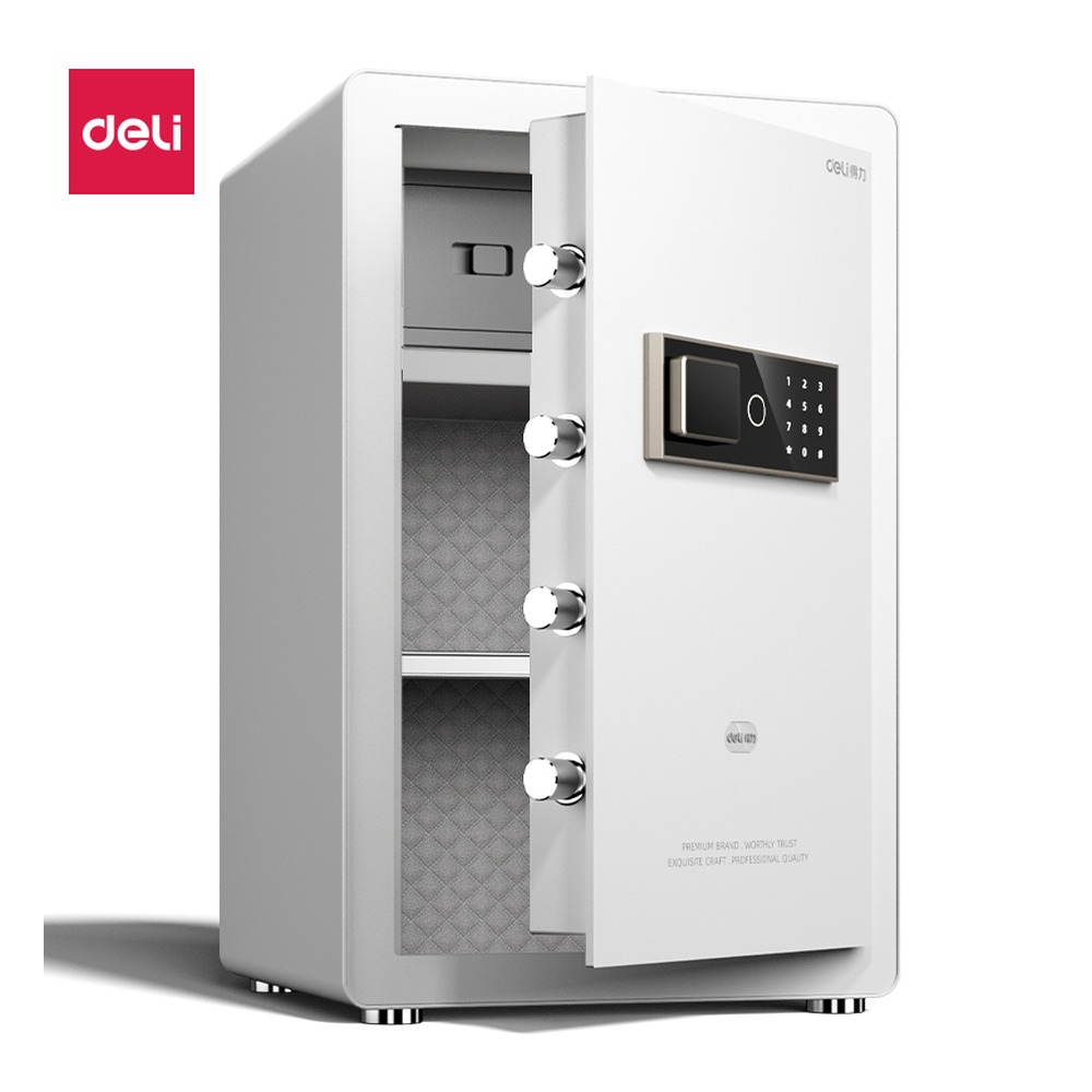 DELI/得力 电子密码保管箱H600 AE812 颜色:白色；其他:H600 单位:台