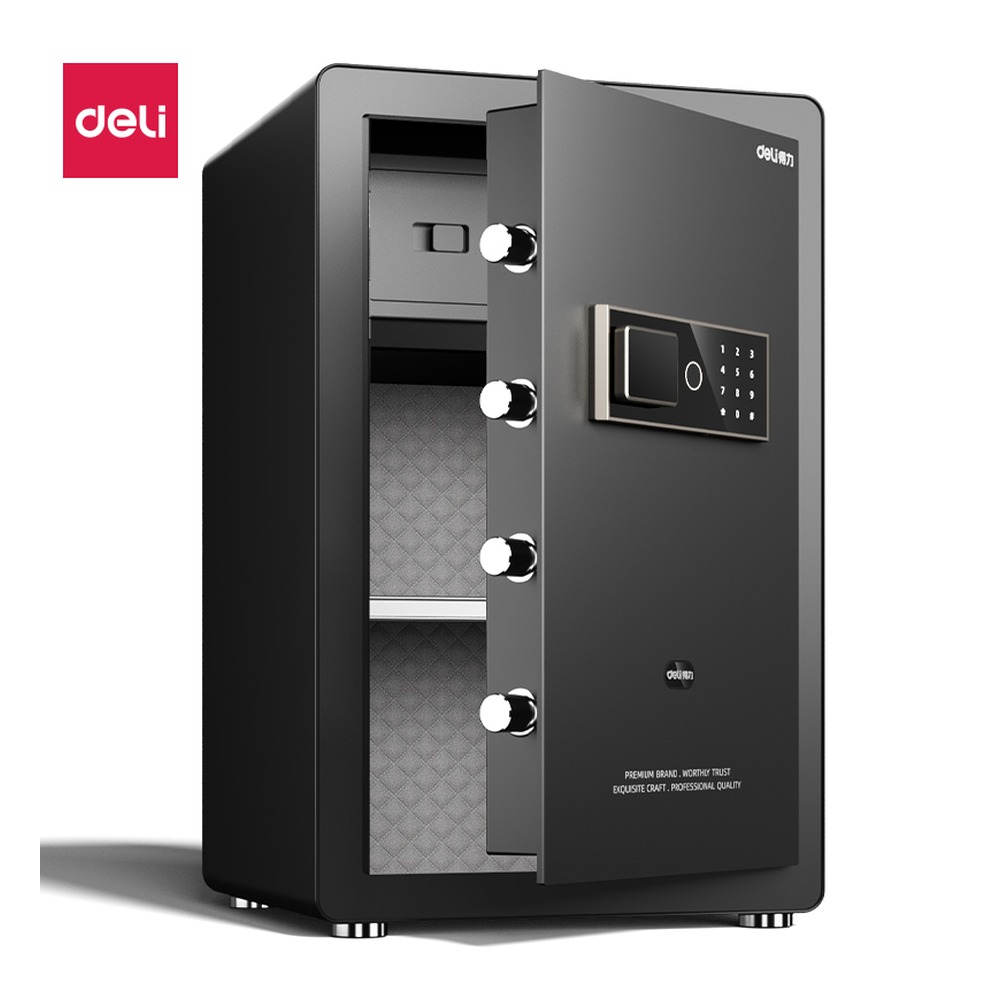 DELI/得力 电子密码保管箱H600 AE812 颜色:黑色；其他:H600 单位:台