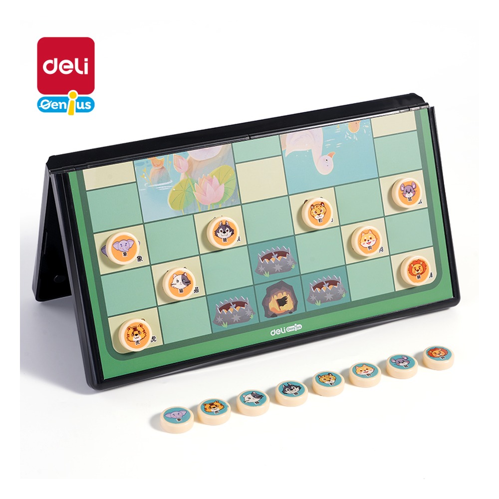 DELI/得力 磁石斗兽棋 YW110-D 颜色:混；适用:中号 单位:盒