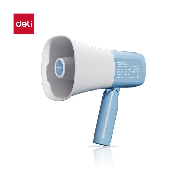 DELI/得力 喊话器 LT800 颜色:白色+蓝色；材质:ABS；尺寸:205mm*135mm*216mm 单位:台