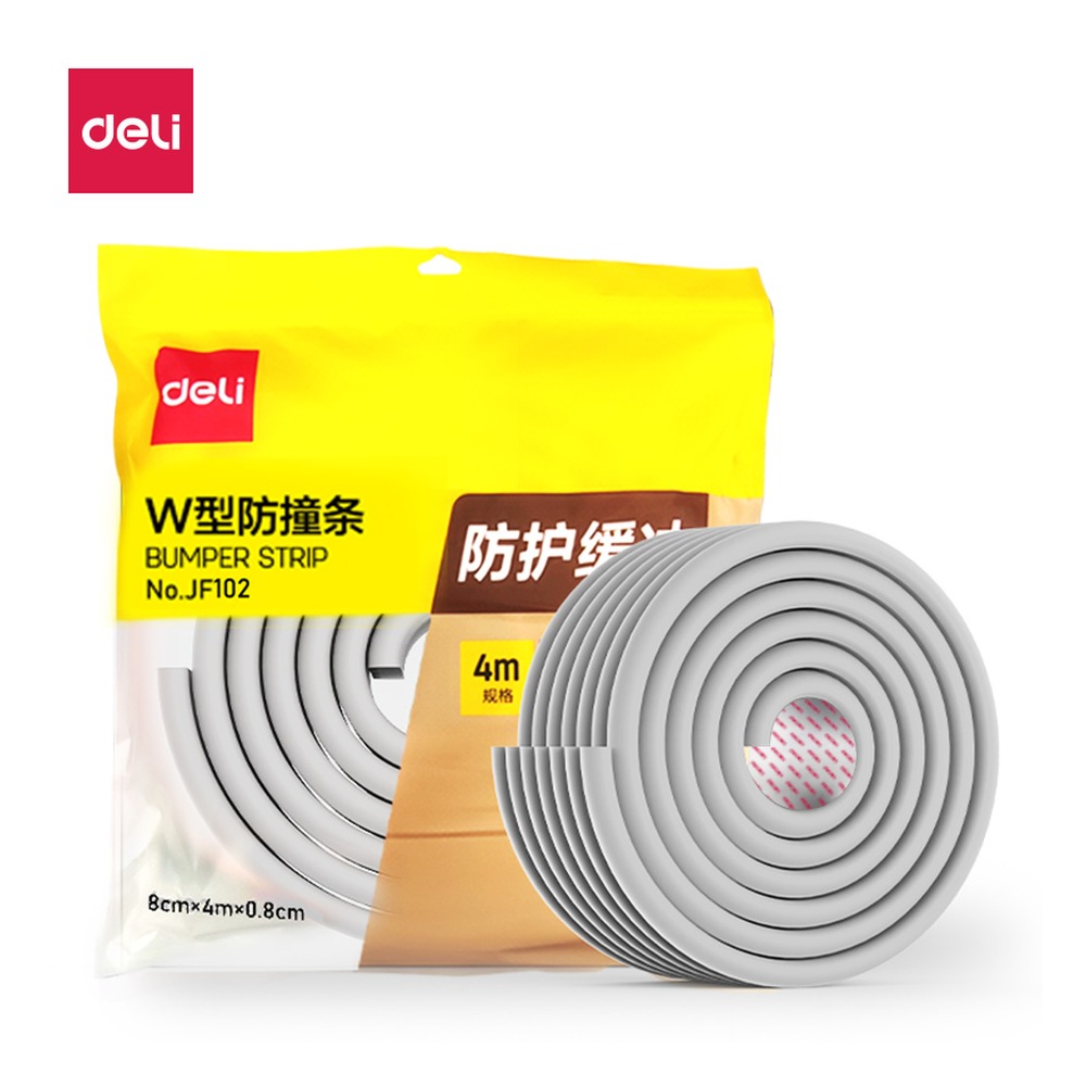 DELI/得力 防护条 JF102 尺寸:4m*8cm*0.8cm；包装:1卷/袋 单位:袋