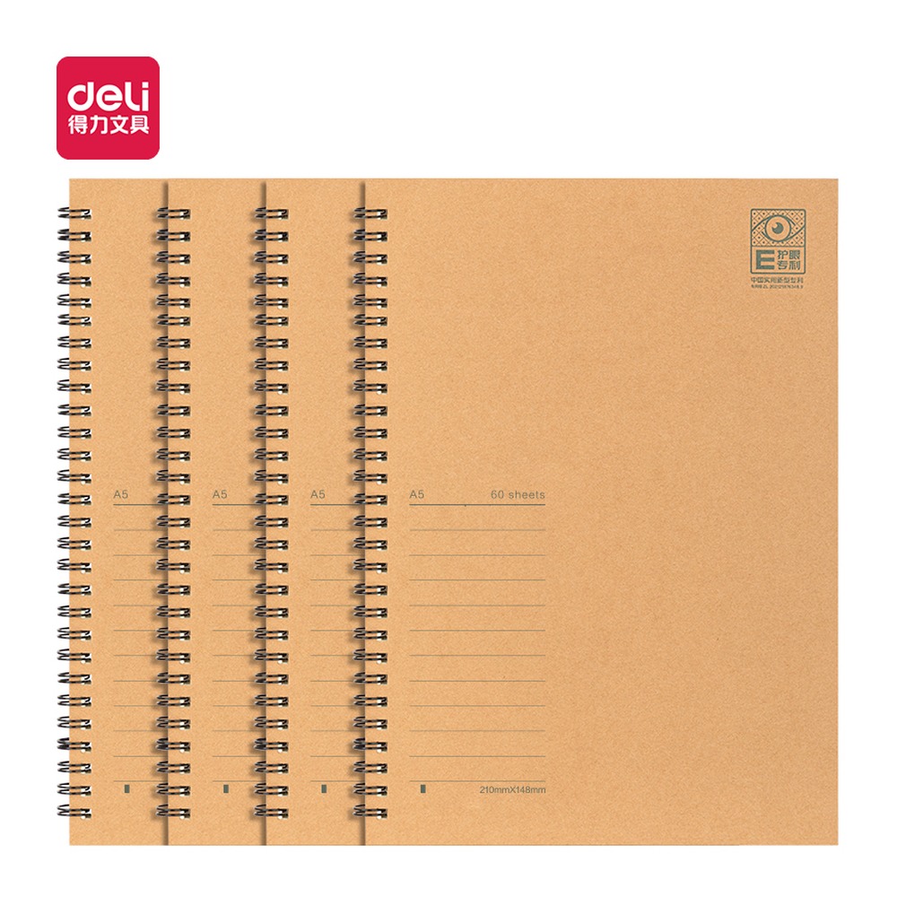 DELI/得力 专利护眼螺旋本 PLA560 型号：PLA560 单位:本