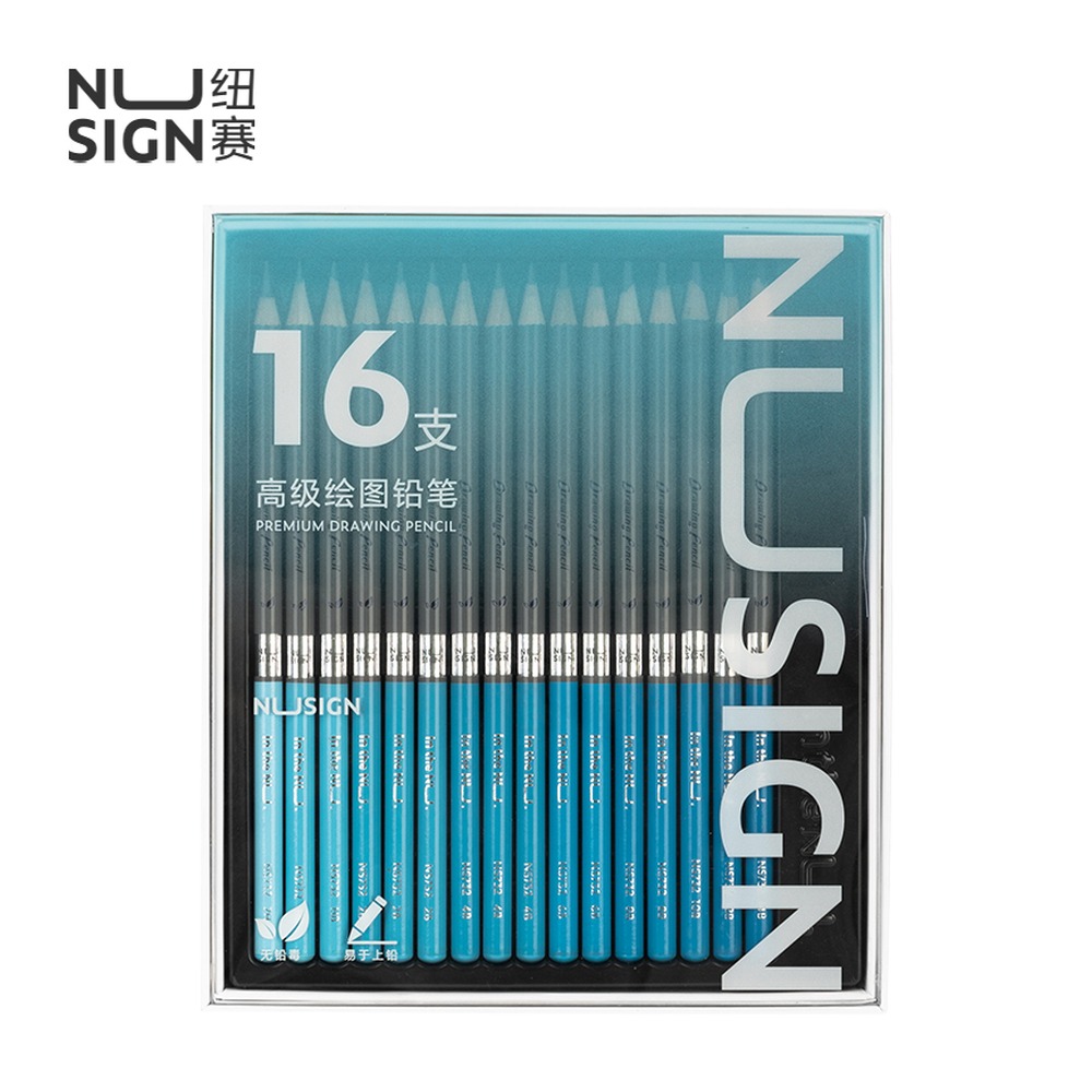 DELI/得力 绘图铅笔 NS732 颜色:混；包装:16支/盒 单位:盒