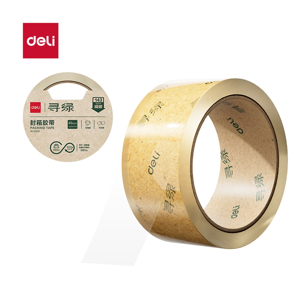 DELI/得力 封箱胶带 30292 颜色:透明；尺寸:45mm*50；包装:1卷/筒；笔芯规格:45mm 单位:卷