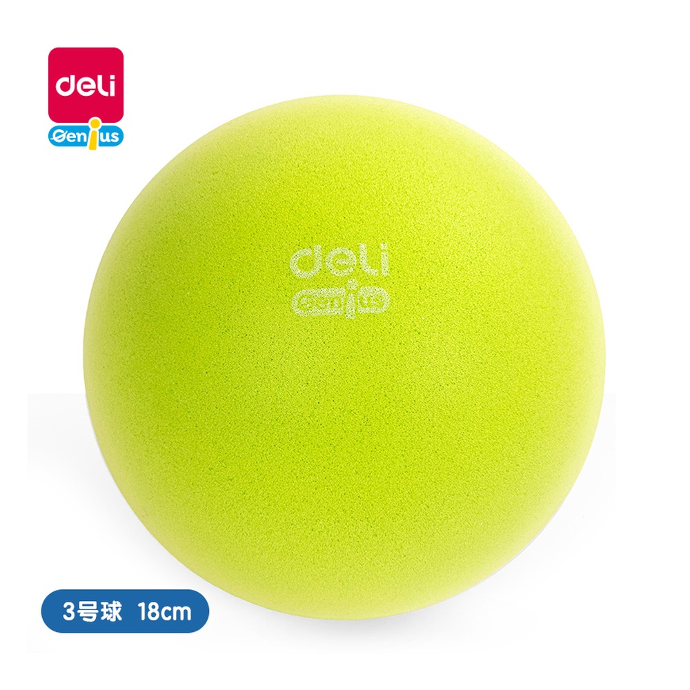 DELI/得力 多彩轻音球 YW121-2 颜色:绿；其他:3号 单位:个