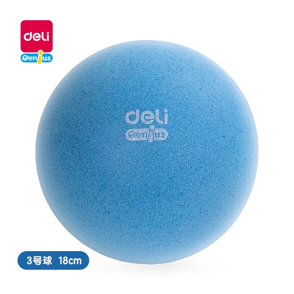 DELI/得力 多彩轻音球 YW121-3 颜色:蓝；其他:3号 单位:个
