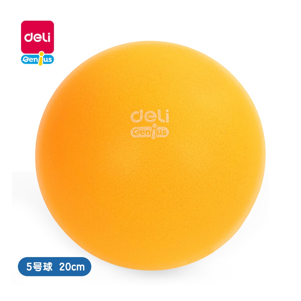 DELI/得力 多彩轻音球 YW122-1 颜色:橙色；其他:5号 单位:个