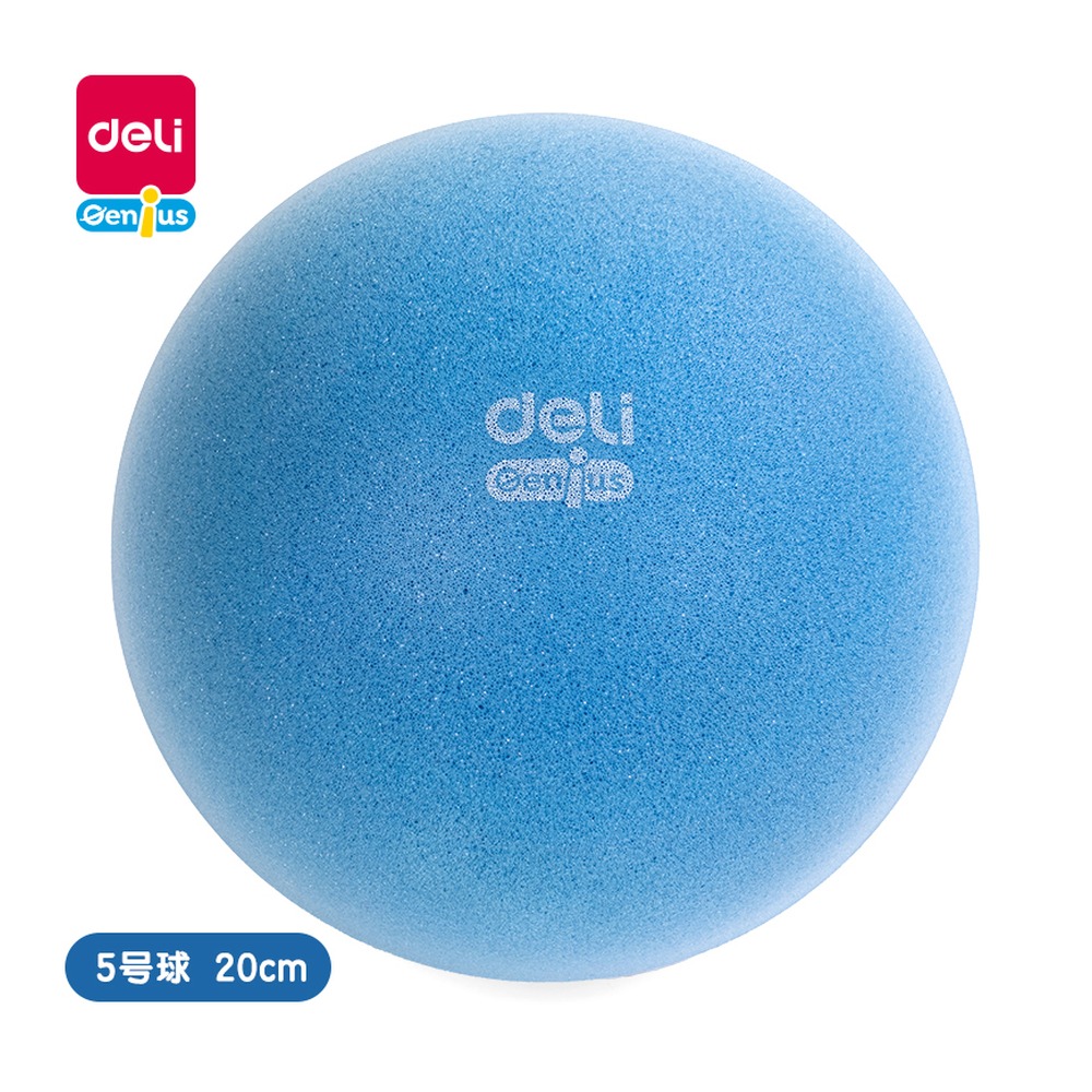 DELI/得力 多彩轻音球 YW122-3 颜色:蓝；其他:5号 单位:个