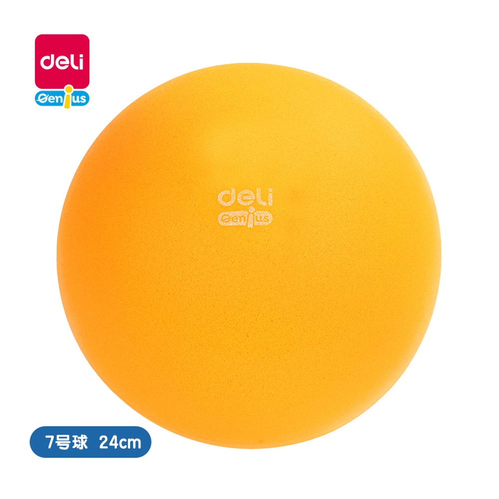DELI/得力 多彩轻音球 YW123-1 颜色:橙色；其他:7号 单位:个