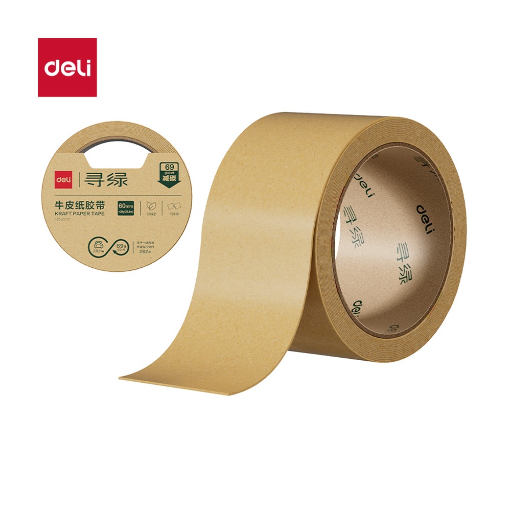 DELI/得力 封箱胶带 JD181 颜色:棕色；尺寸:60mm*25；包装:1卷/筒；笔芯规格:60mm 单位:筒