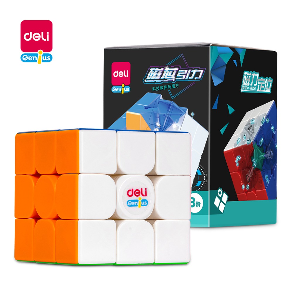 DELI/得力 磁力三阶魔方 YP129 颜色:混；结构:磁力三阶 单位:个