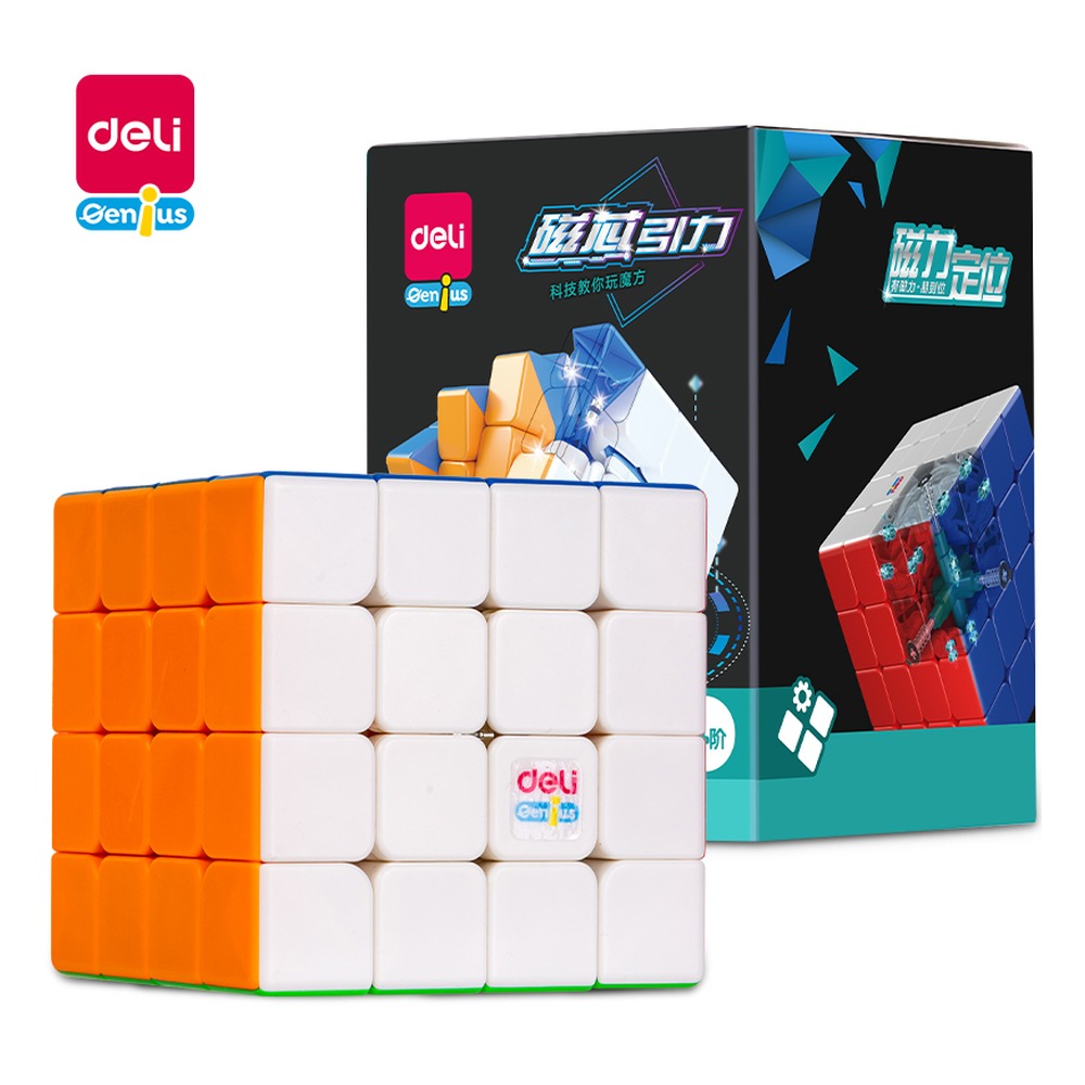 DELI/得力 磁力四阶魔方 YP130 颜色:混；结构:磁力四阶 单位:盒