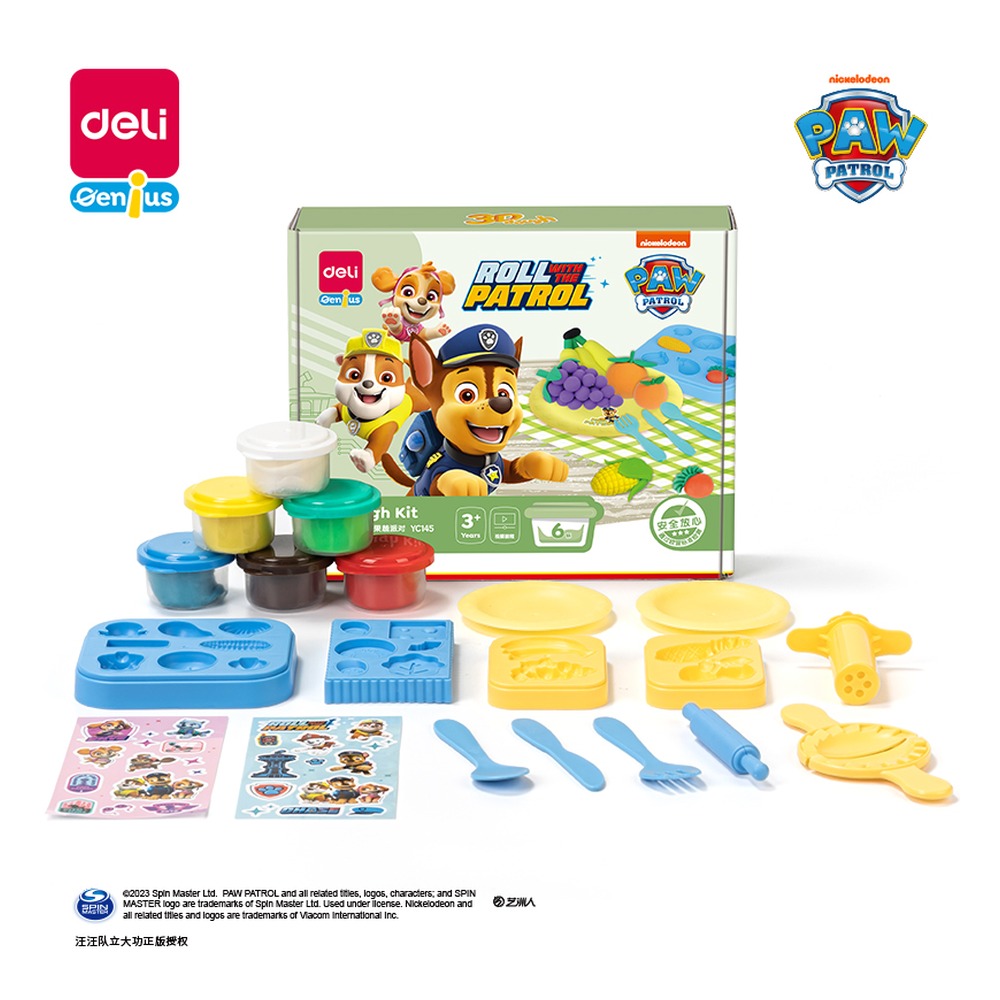 DELI/得力 汪汪队彩泥玩具 YC145 颜色:混 单位:盒