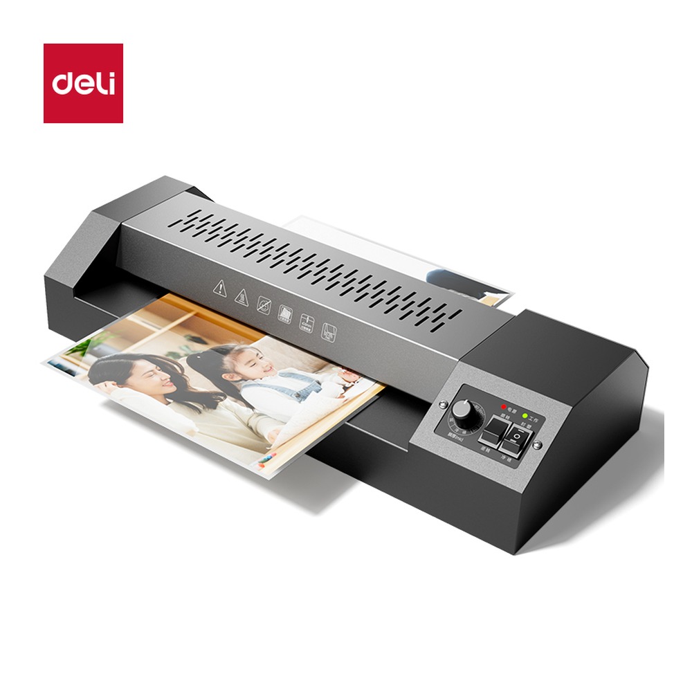 DELI/得力 塑封机 GQ101 颜色:黑；额定功率:95 w 单位:台