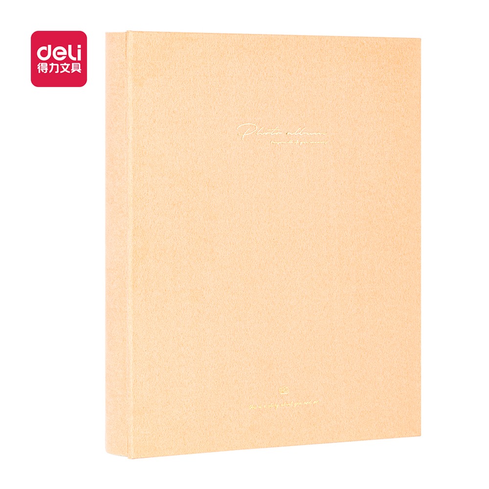 DELI/得力 5寸320入相册 PQ853 颜色:橙色；尺寸:5寸 单位:个