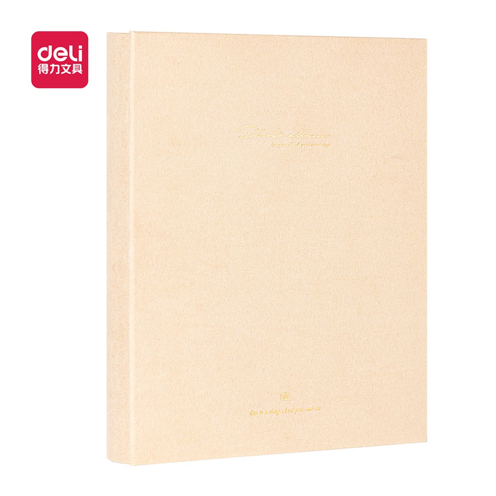DELI/得力 5寸320入相册 PQ853 颜色:黄；尺寸:5寸 单位:个