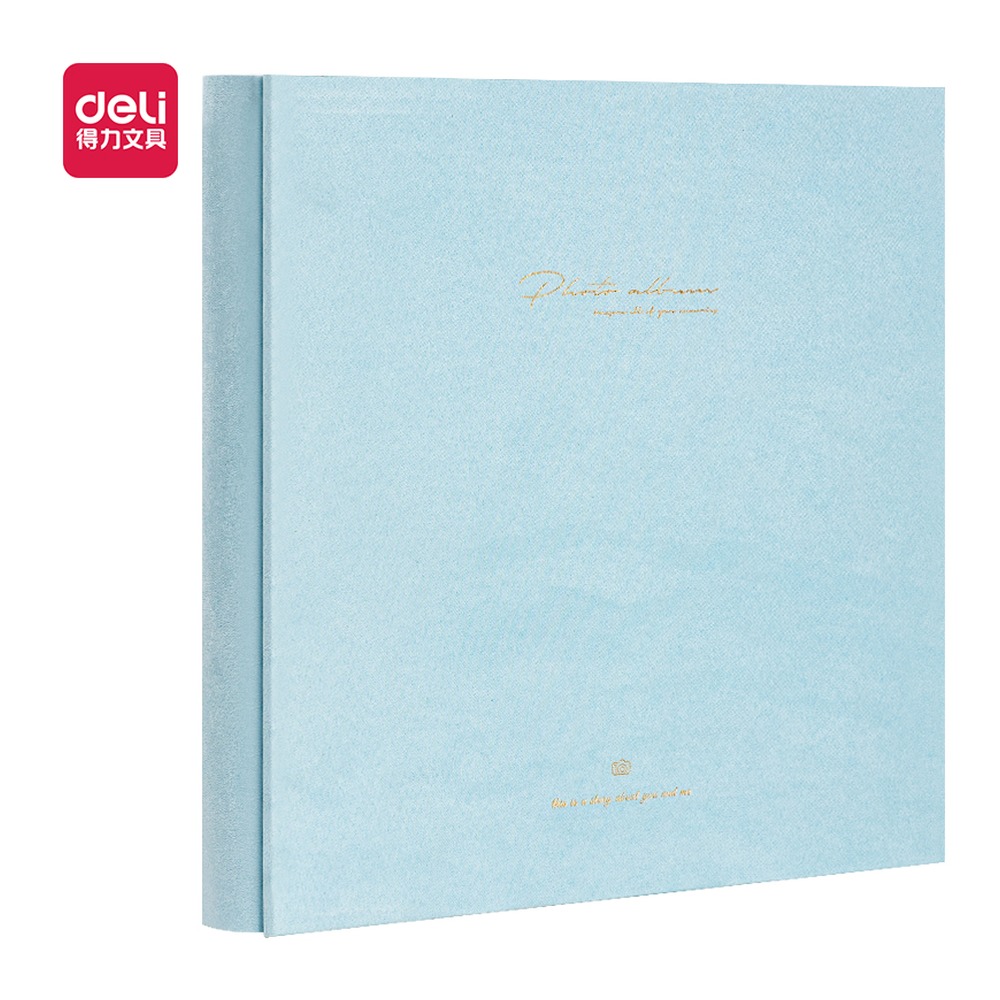 DELI/得力 6寸480入相册 PQ854 颜色:蓝；尺寸:6寸 单位:个