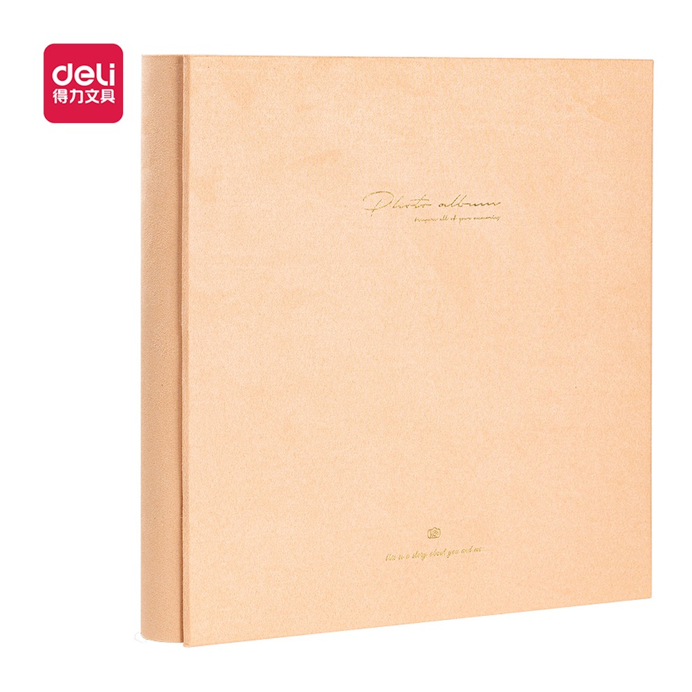 DELI/得力 合900入相册 PQ855 颜色:橙色 单位:个