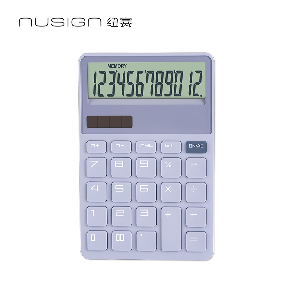 DELI/得力 桌面计算器 NS042 颜色:紫色 单位:台