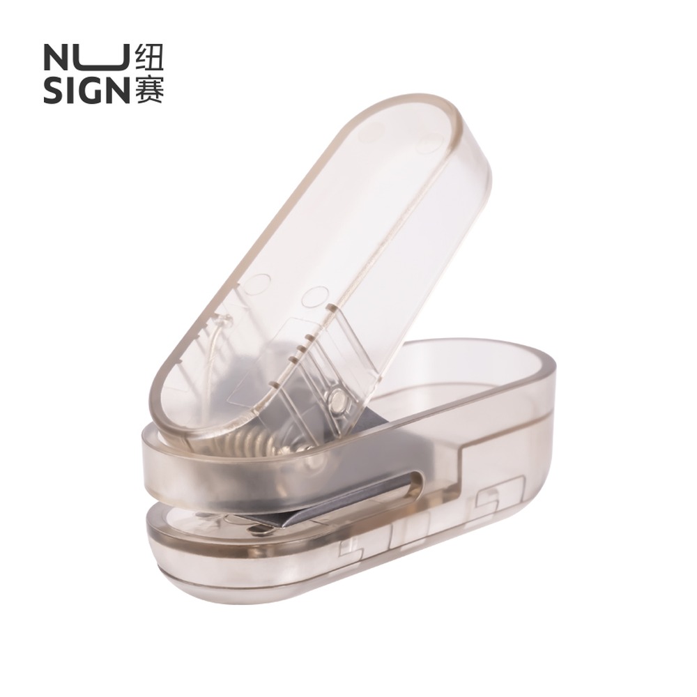 DELI/得力 打孔机 NS088S 颜色:透明灰；包装:1台打孔机/盒 单位:盒