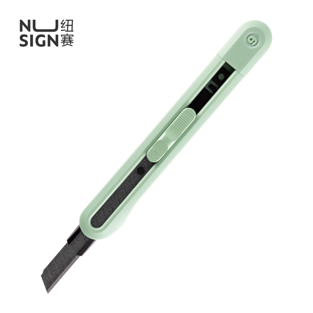 DELI/得力 特氟龙小号美工刀 NS063T 颜色:绿 单位:把