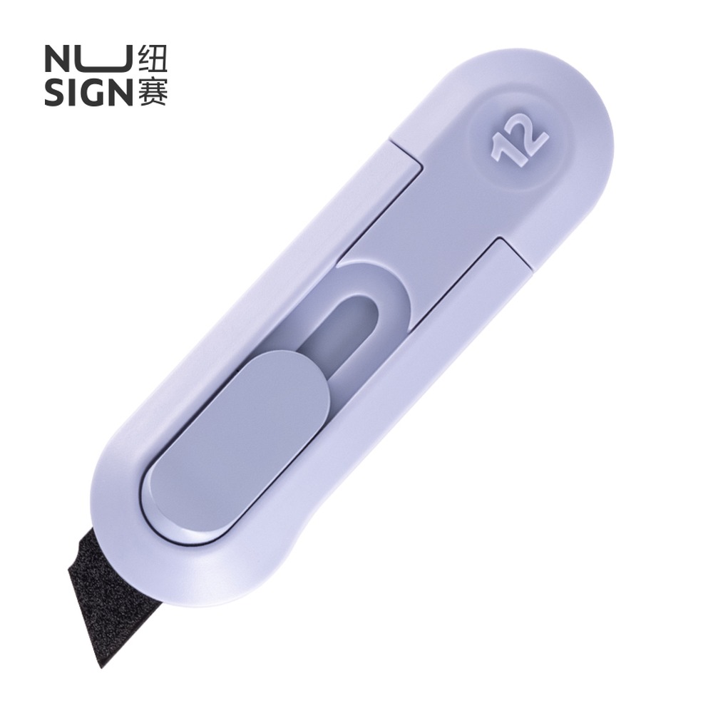 DELI/得力 特氟龙迷你美工刀 NS065T 颜色:紫色 单位:把