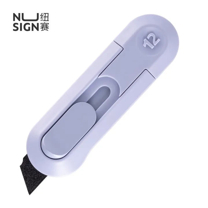 DELI/得力 特氟龙迷你美工刀 NS065T 颜色:紫色 单位:把