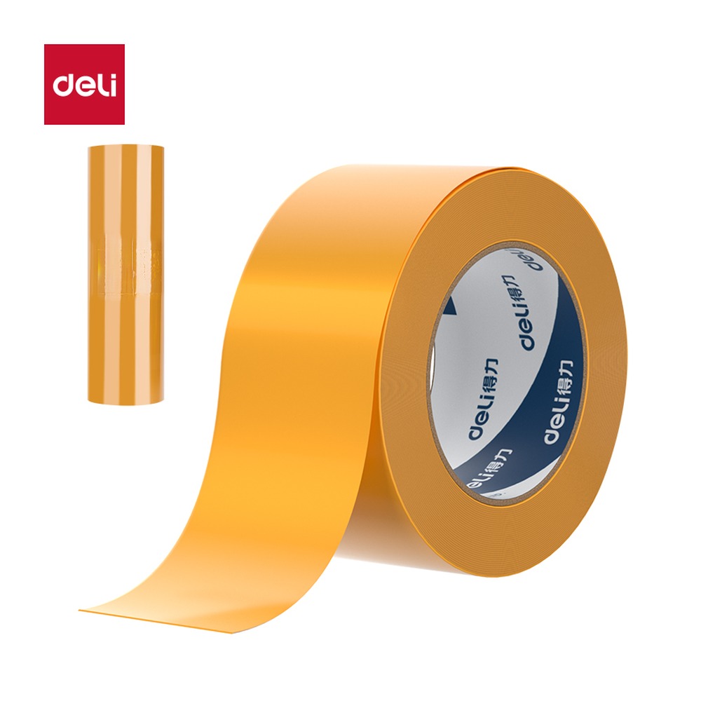 DELI/得力 封箱胶带 JJ131 规格:48mm*100y*48um；颜色:米黄；尺寸:60mm*100y*48μm；包装:6卷/筒；笔芯规格:60mm 单位:筒