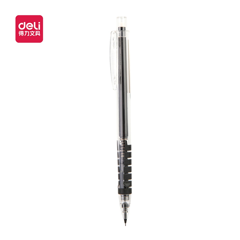 DELI/得力 自动出芯塑料活动铅笔 SH139 颜色:黑；材质:塑料；尺寸:0.5mm；结构:自动出芯；笔芯规格:0.5mm 单位:袋
