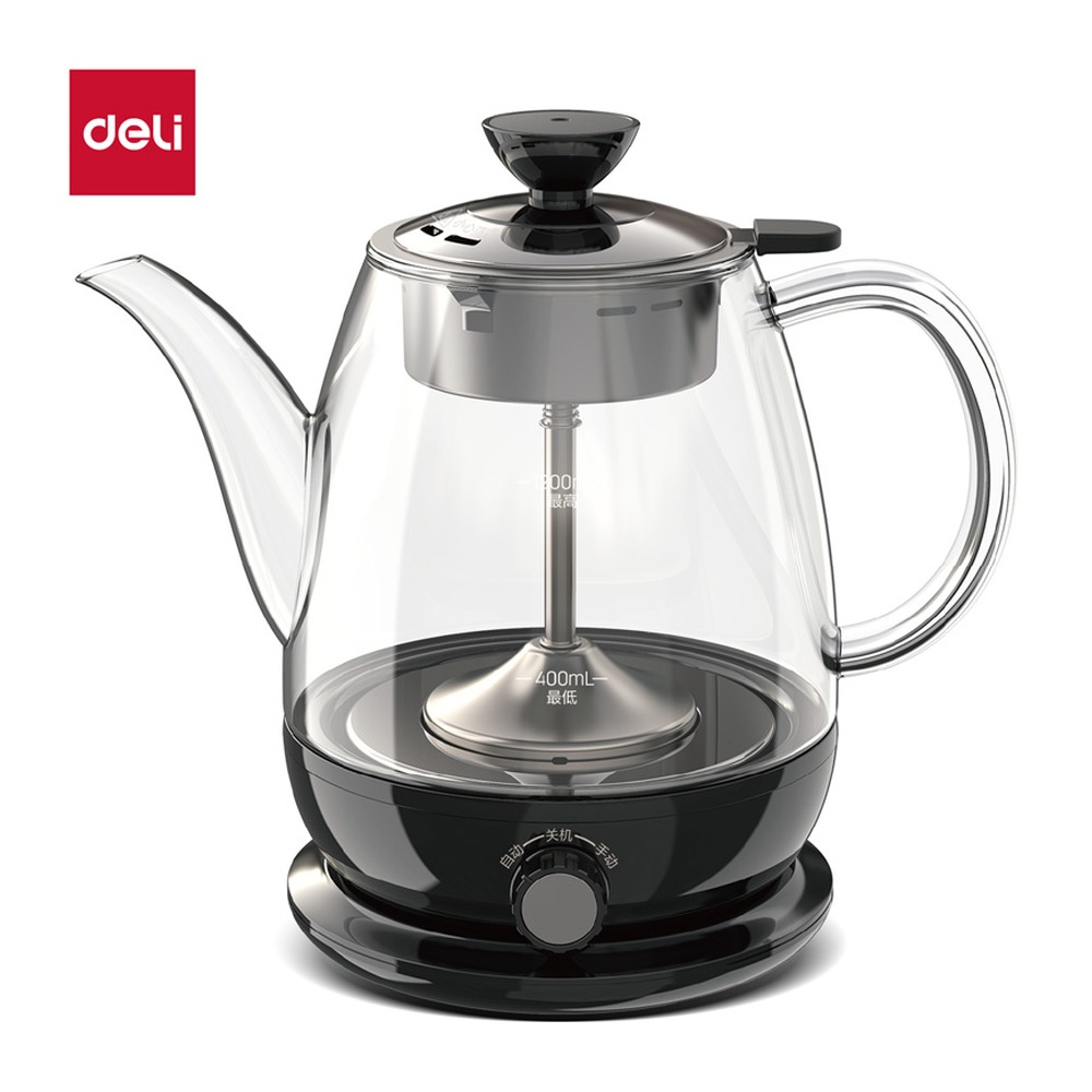 DELI/得力 煮茶器 LL802 颜色:黑；容量:1.2L 单位:台