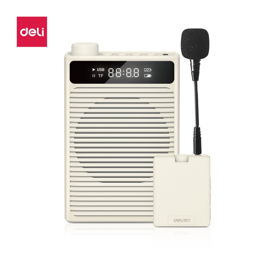 DELI/得力 拾音扩音设备携带式扩音器 LT890 颜色:白 单位:台
