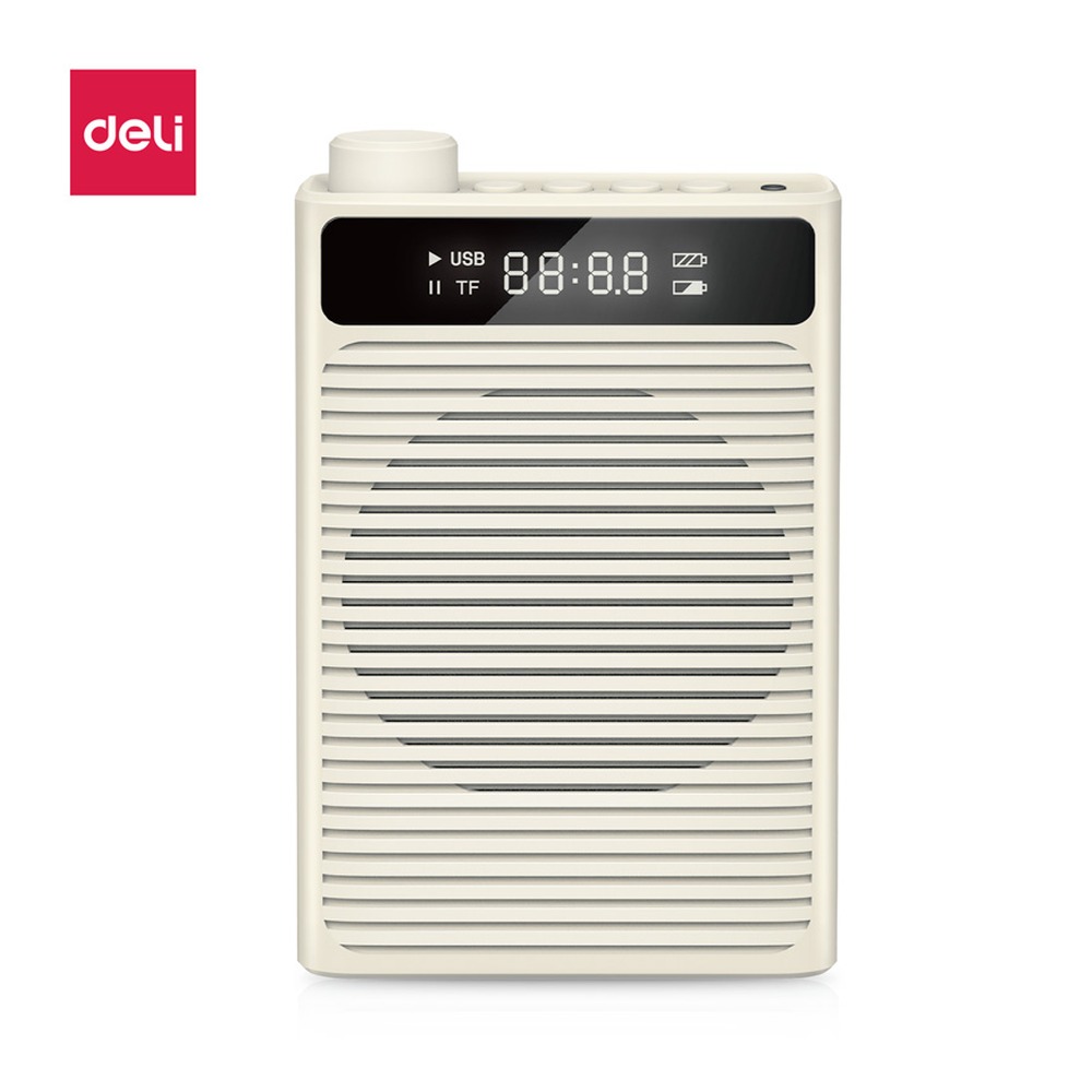 DELI/得力 拾音扩音设备携带式扩音器 LT889 颜色:白 单位:台