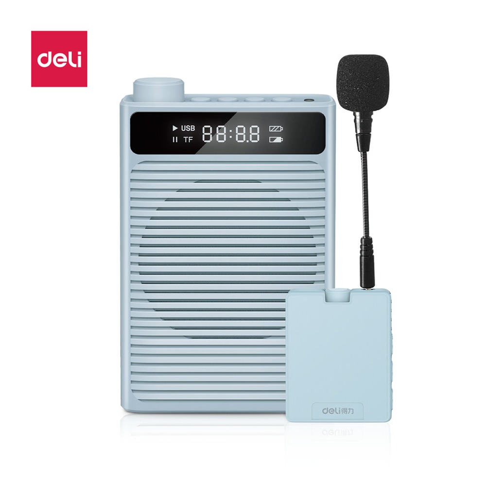 DELI/得力 拾音扩音设备携带式扩音器 LT890 颜色:蓝 单位:台