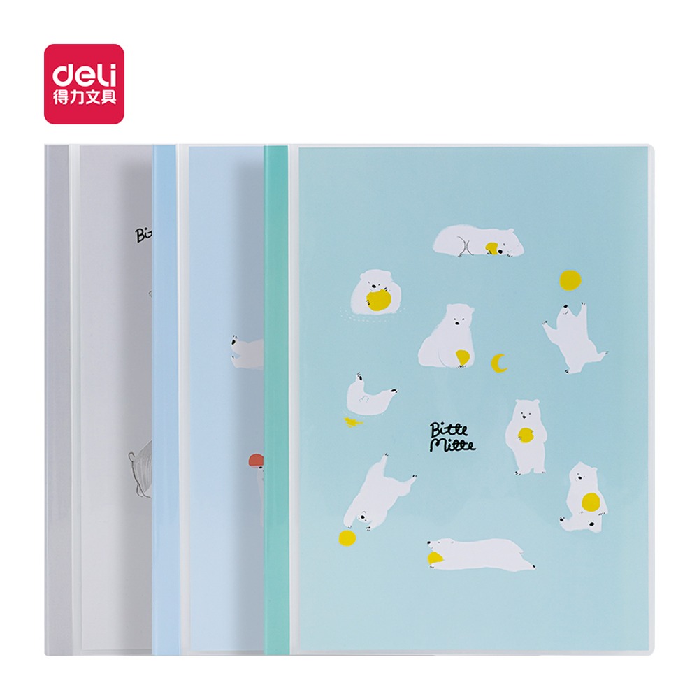 DELI/得力 动物志资料册 PQ320-40 颜色:混；材质:PP；适用:40页 单位:个