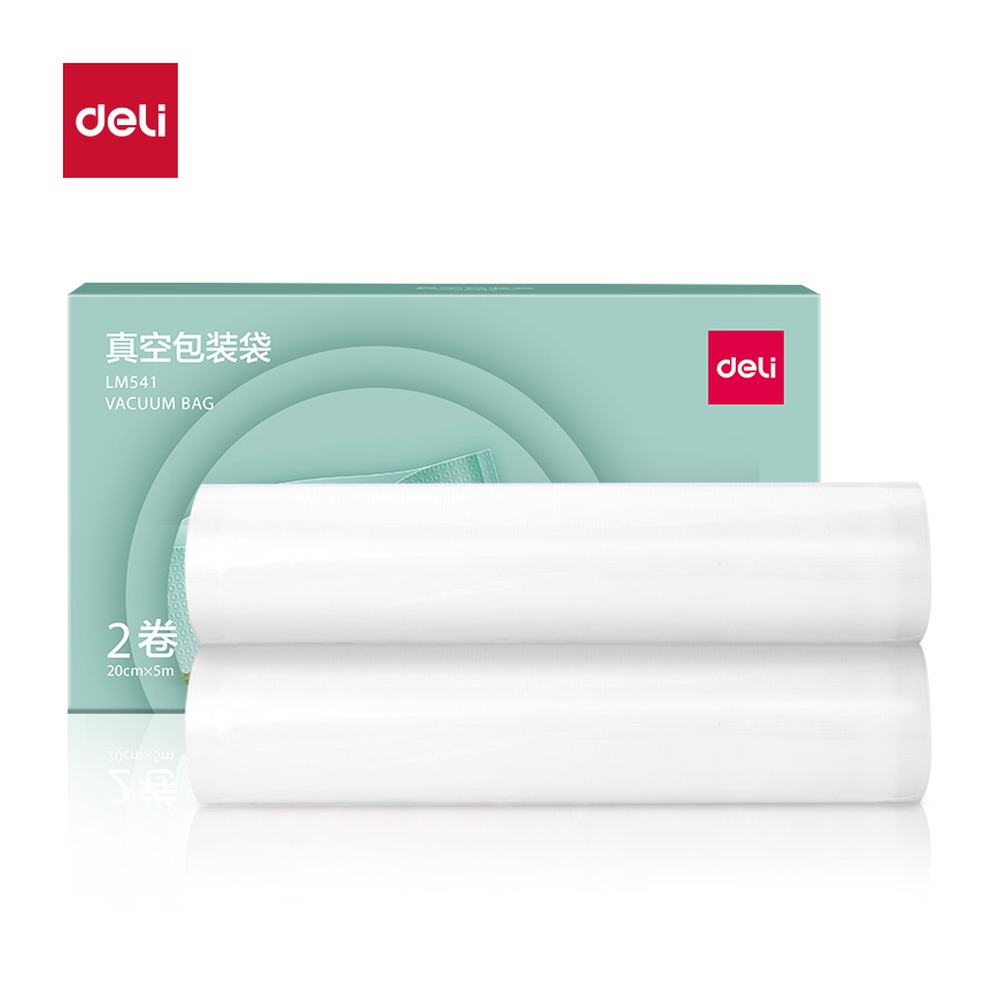 DELI/得力 包装机耗材 LM541 尺寸:20CM*5M；包装:2卷/盒 单位:盒